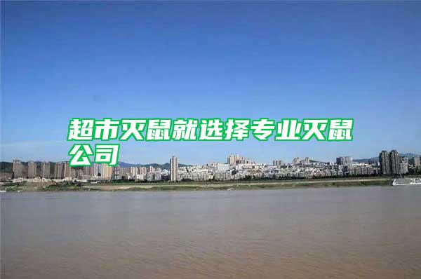 超市滅鼠就選擇專業(yè)滅鼠公司