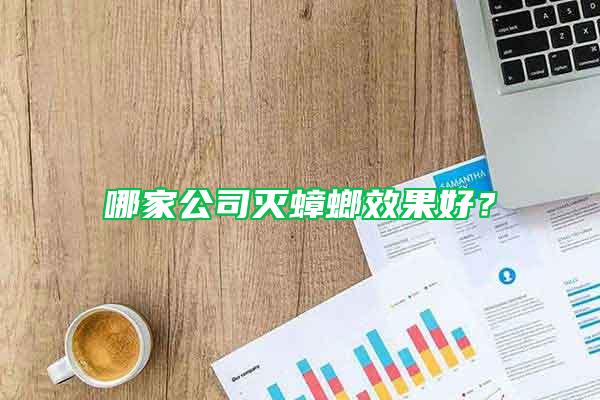 哪家公司滅蟑螂效果好？