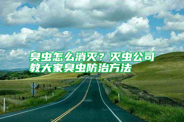 臭蟲怎么消滅？滅蟲公司教大家臭蟲防治方法