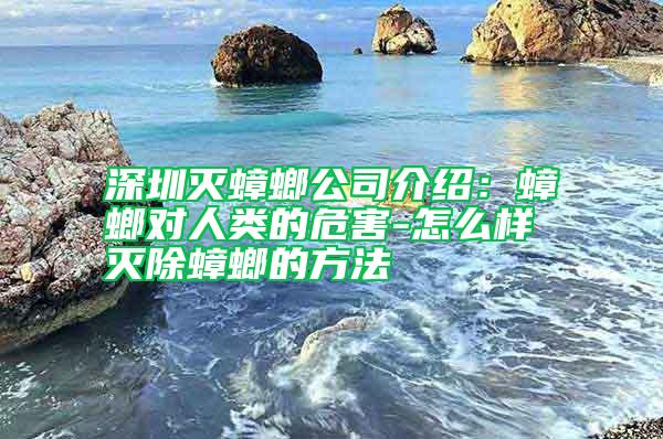 深圳滅蟑螂公司介紹：蟑螂對人類的危害-怎么樣滅除蟑螂的方法